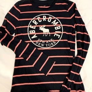 Abercrombie striped long sleeve tee.